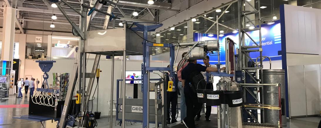 Die bauma CTT Russia ist die führende internationale Fachmesse der Bau- und Baustoffindustrie mit 20-jähriger Erfolgsgeschichte. Unter den Ausstellern aus aller Welt war auch der bayerische Bau- und Industrieaufzughersteller GEDA-Dechentreiter GmbH & Co. KG.