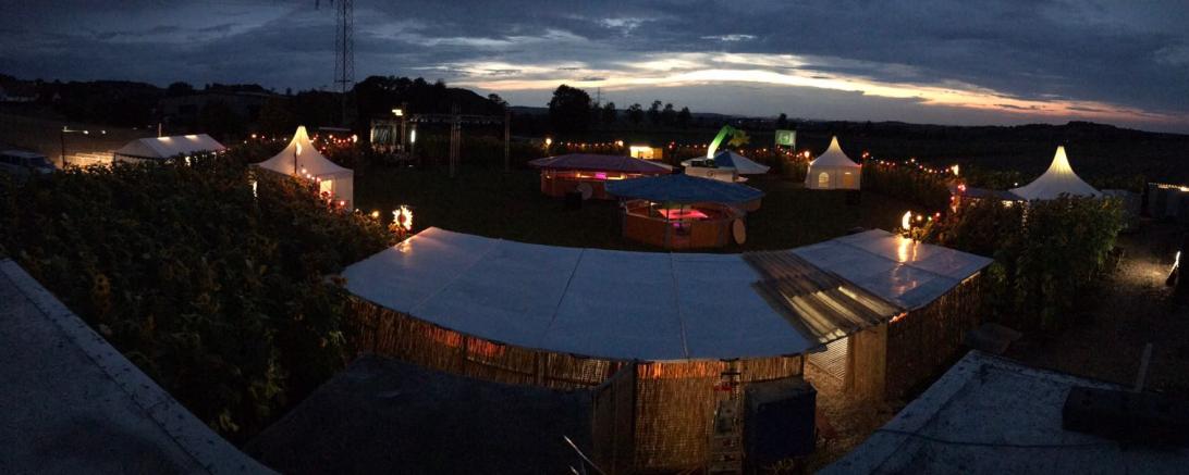 Sunfield Festival - Geländeaufnahme