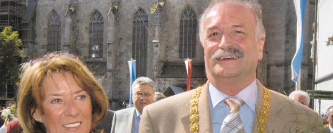 2006 war Hermann Faul zum ersten Mal in seiner Funktion als Oberbürgermeister auf dem Stabenumzug dabei.