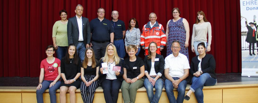 Beteiligte beim Ehrenamtstag am Gymnasium Donauwörth 