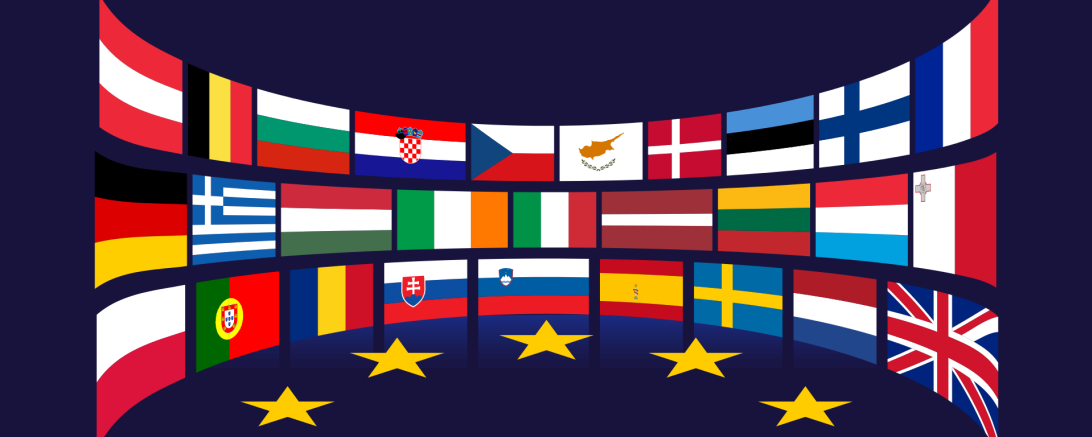 Das Bild zeigt die europäische Union.
