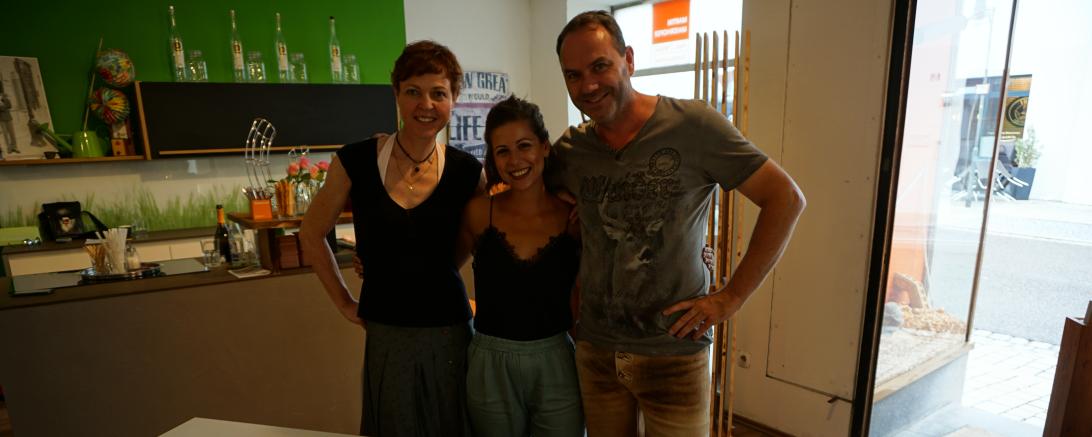 Live-Painting in Rain