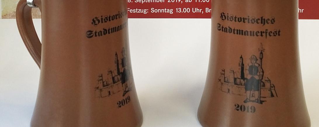 Festkrug zum Stadtmauerfest 2019
