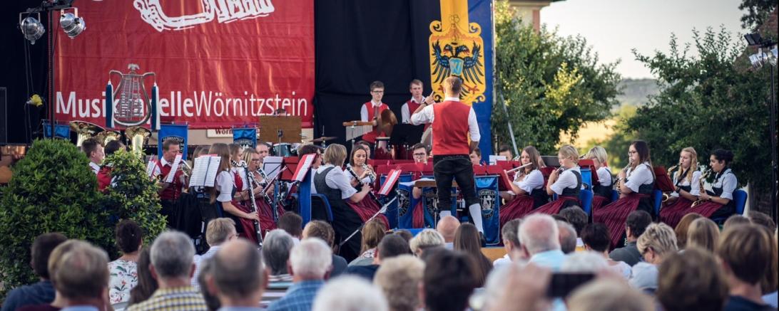 Die Musikkapelle Wörnitzstein.