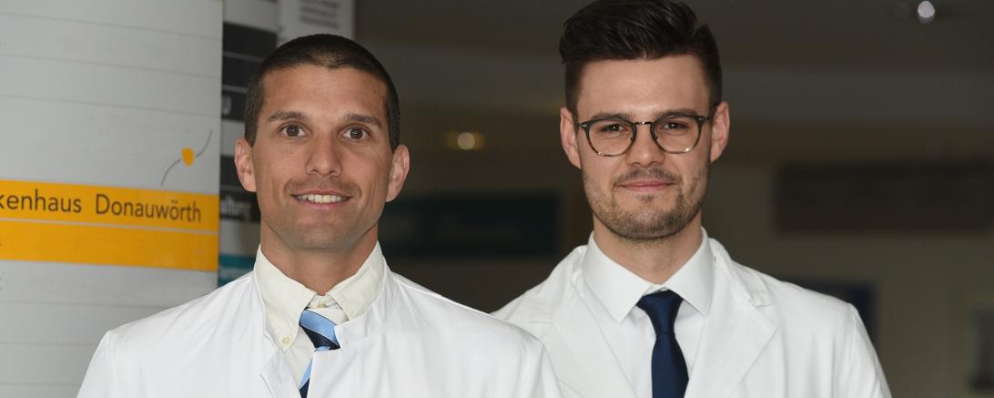 von links nach rechts: Dr. Andreas Reinke und Dr. Gordian Schmid