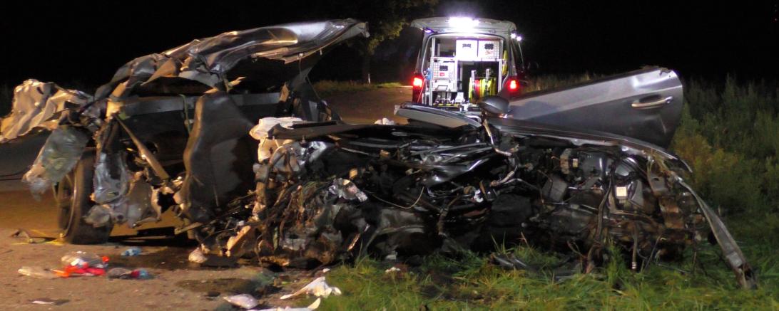 Bei Rudelstetten ereignete sich am vergangenen Sonntagabend ein schwerer Verkehrsunfall. 
