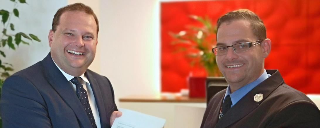 Auf dem Bild zu sehen: Bernd Hörmann und Achim Stahl 