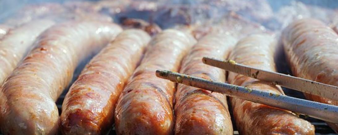 Das Bild zeigt das leckere Essen auf der DONAURIES-Ausstellung