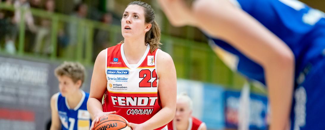 Das Bild zeigt Laura Geiselsöder bei ihrer 7. Saison in Nördlingen