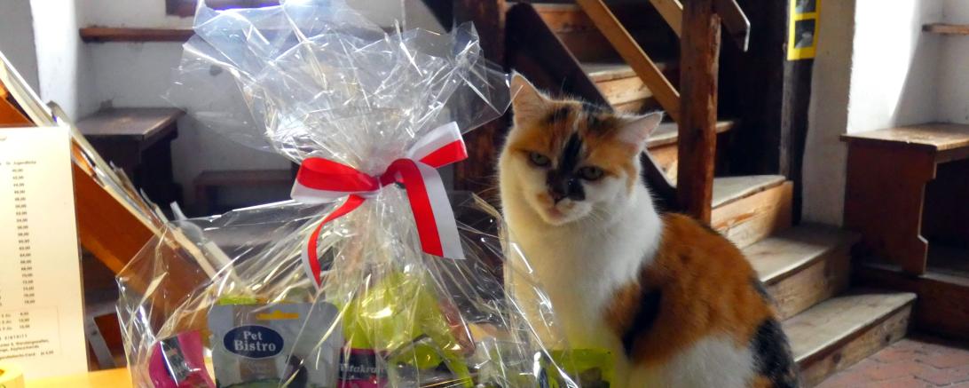 Wendelstein mit Fresskorb