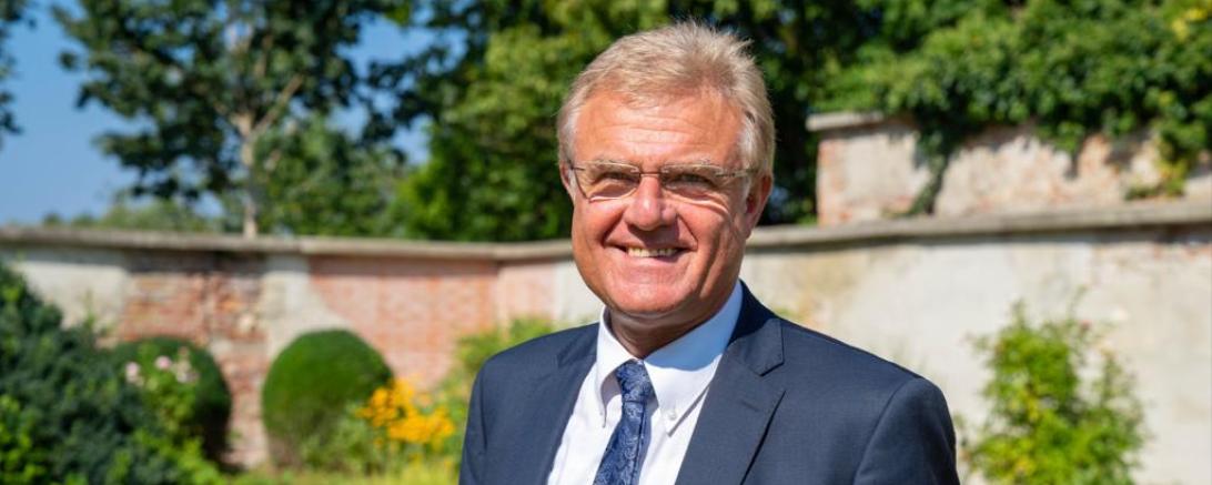 Hans Hafner kandidiert als Bürgermeister in Rain. 