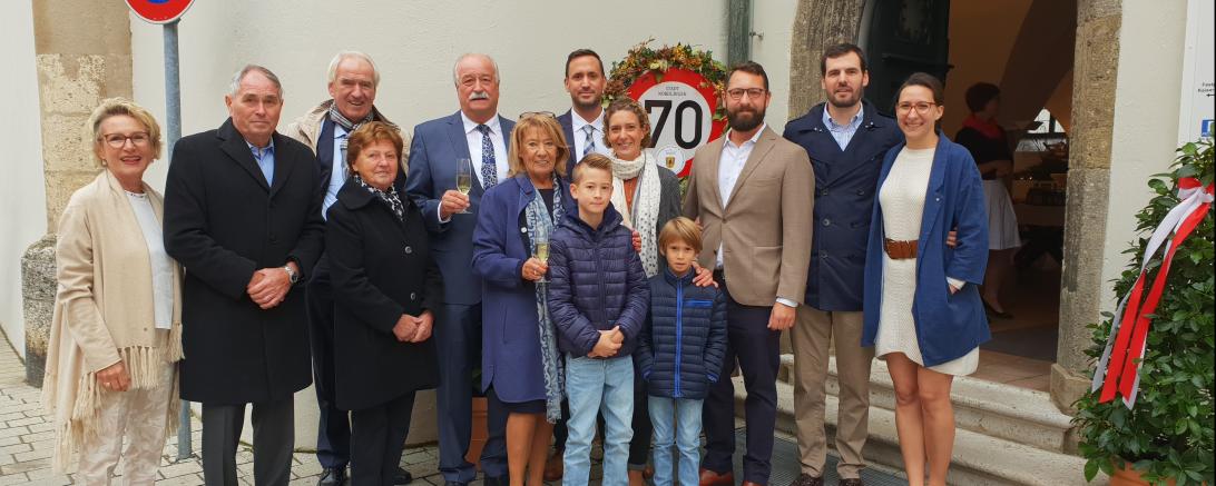 Mit einem kleinen Empfang wurde am vergangenen Sonntag der 70. Geburtstag von Oberbürgermeister Hermann Faul gefeiert. 