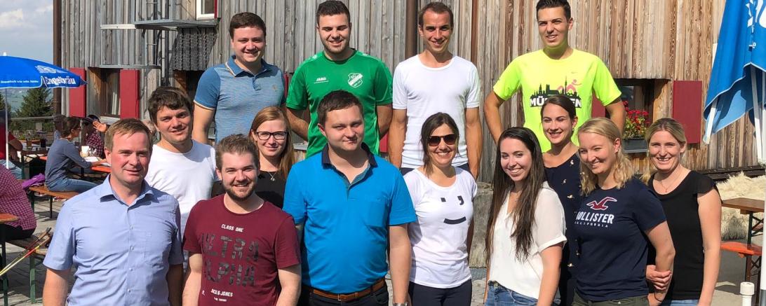 Das Bild zeigt die Klausurtagung der Jungen Union Donau-Ries im Allgäu