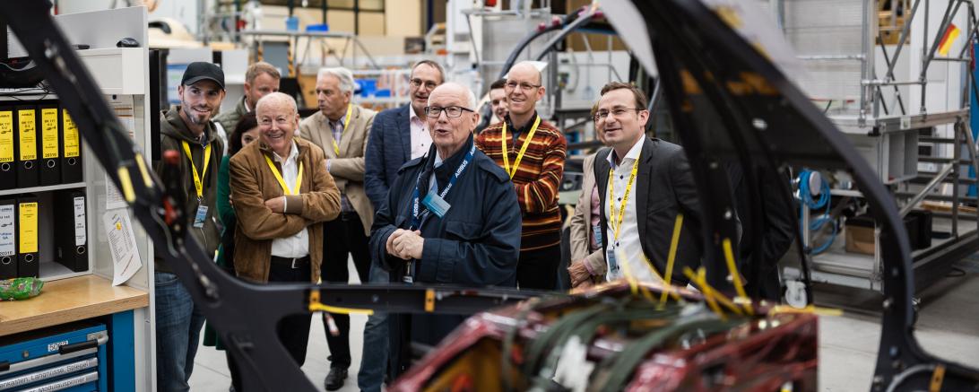 CSU Ortsverband besichtigt Airbus