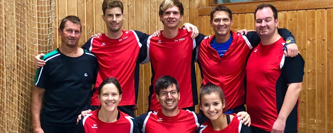 Auf dem Bild: Wolfgang Stöckle, Michael Gesell, Sebastian Schweinbeck, Robert Schiele, Michael Lahner, Bettina Lechner, Manuel Lindig, Ann-Sophie Böswald