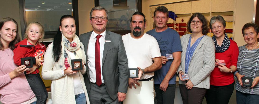 Das Bild zeigt die Gewinner der Landkreisausstellung