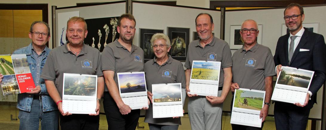 Von links: Franz-Josef Trollmann, Thomas Schneid, Michael Walter, Gabi Böse, Rainer Raizner, Heiner Seiler und Michael Scholz