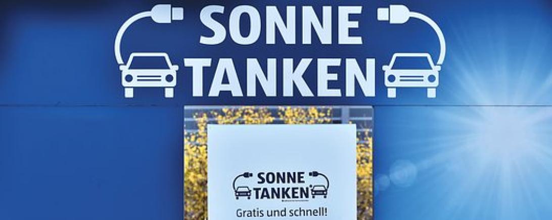 Das Bild zeigt eine Ladestation für Elektroautos