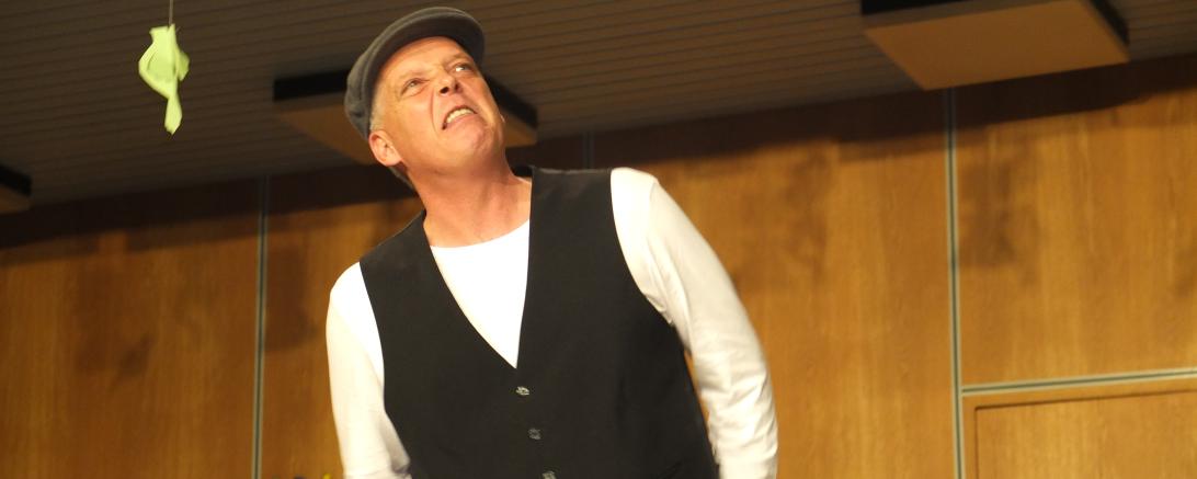 Das Bild zeigt Michael Klink alias der "LinkMichel" beim Harburger Kulturherbst