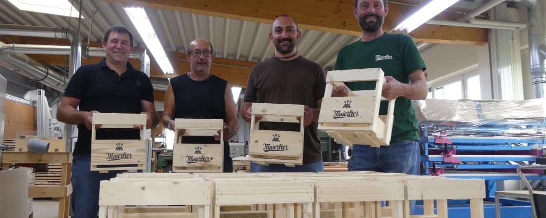 Maier Bier und Donau-Ries-Werkstätten Mitarbeiter