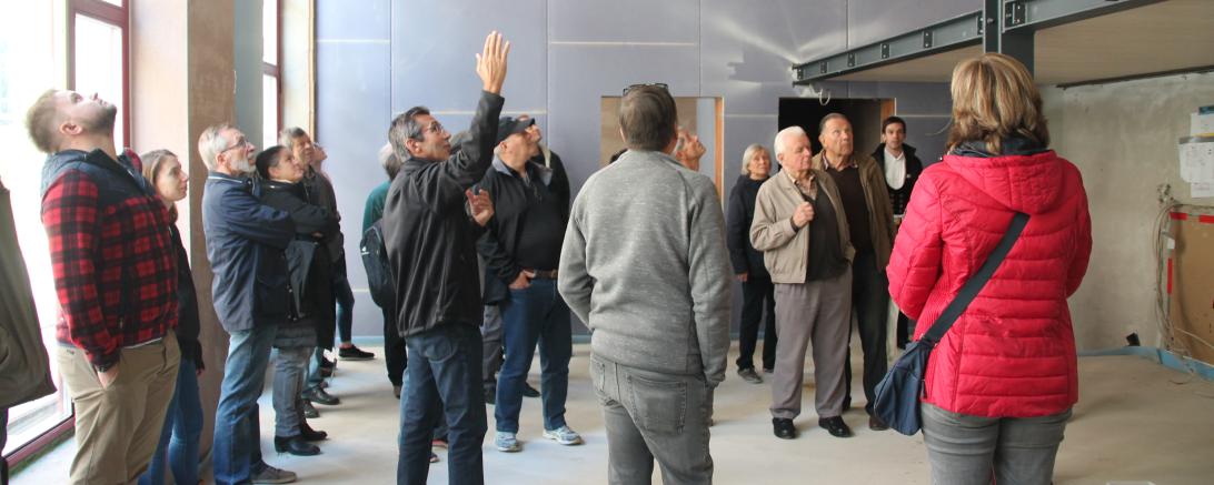 Erwin Taglieber während der Führung