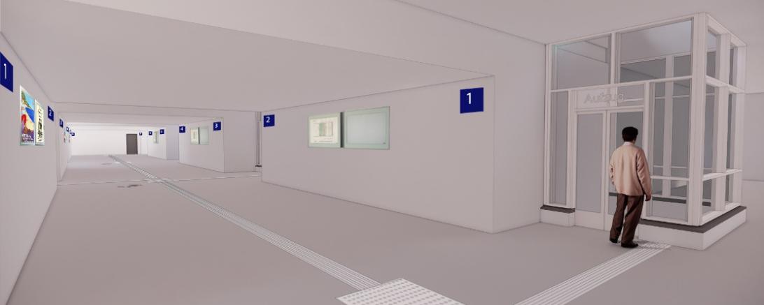 Visualisierung Unterführung Bahnhof