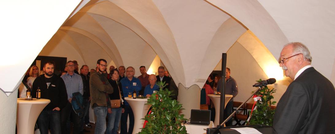 Abschlussempfnag im Rathausgewölbe 