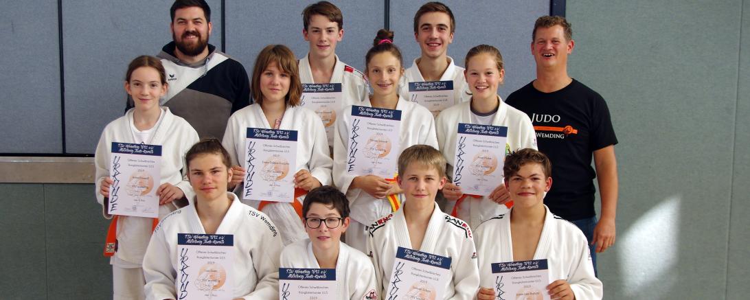 Wemdinger Judo Nachwuchs