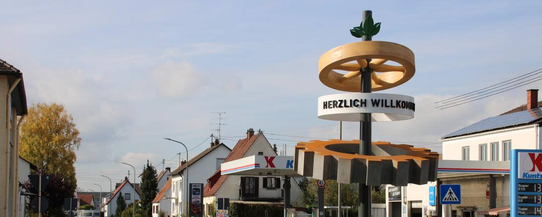 Skulptur Kreisverkehr Asbach-Bäumenheim