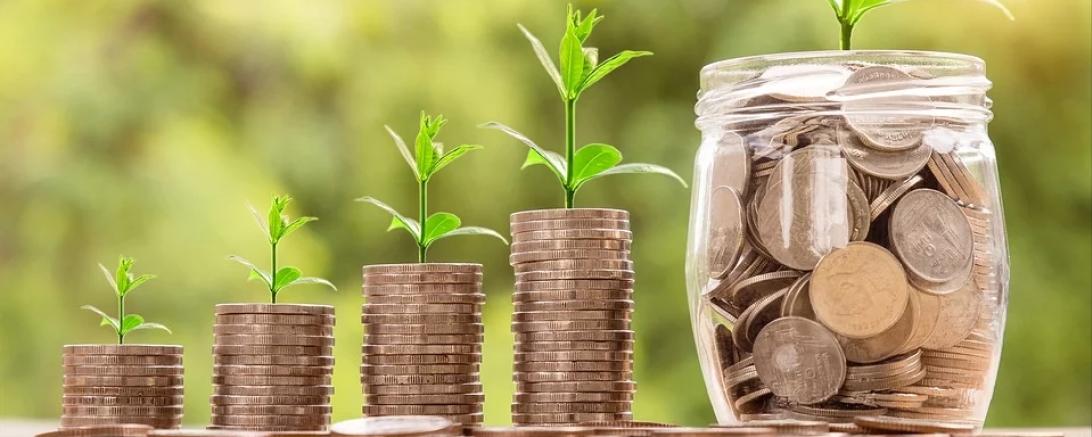 Das Bild zeigt Geldmünzen