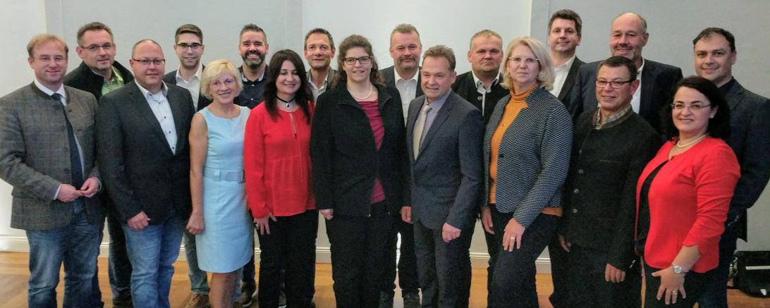 Das Bild zeigt die nominierten Kandidaten der Gemeinderatsliste