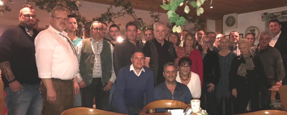 Die Jubilare der Oettinger Brauerei