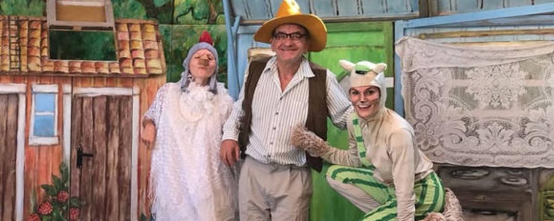 Das Bild zeigt das Theater "Pettersson & Findus"