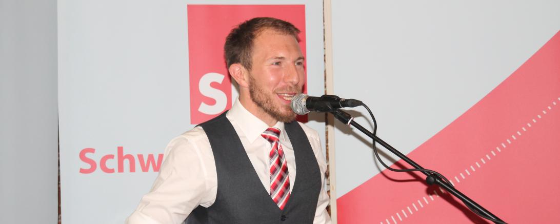 Thomas Heydecker bei seiner Rede