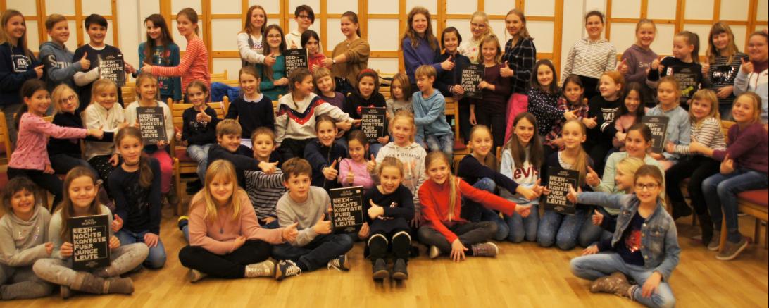 Das Bild zeigt die Nördlinger Kinderkantorei 