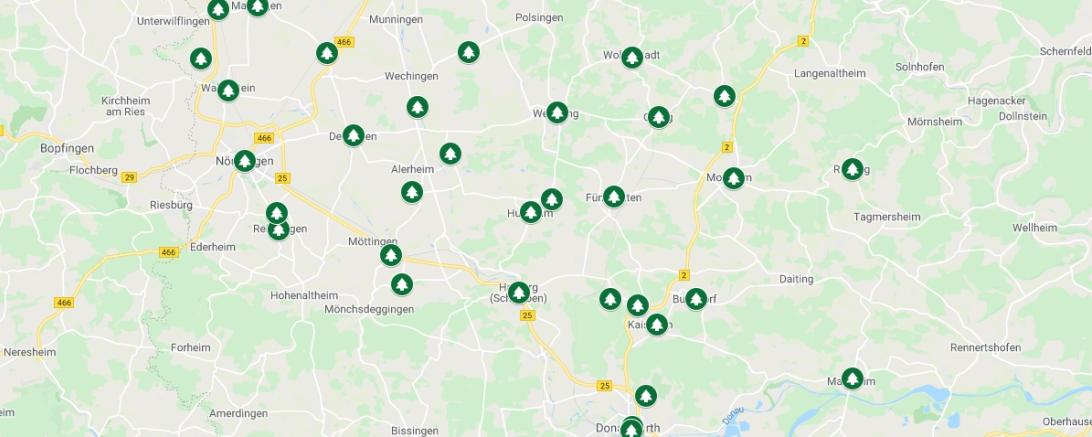 Weihnachtsmarktkarte