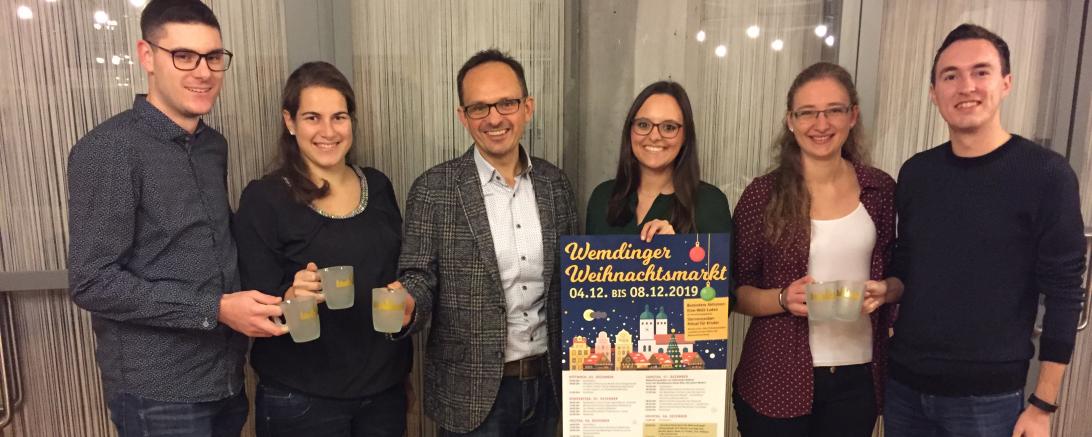 Das Bild zeigt die Tasse für den Wemdinger Weihnachtsmarkt 2019