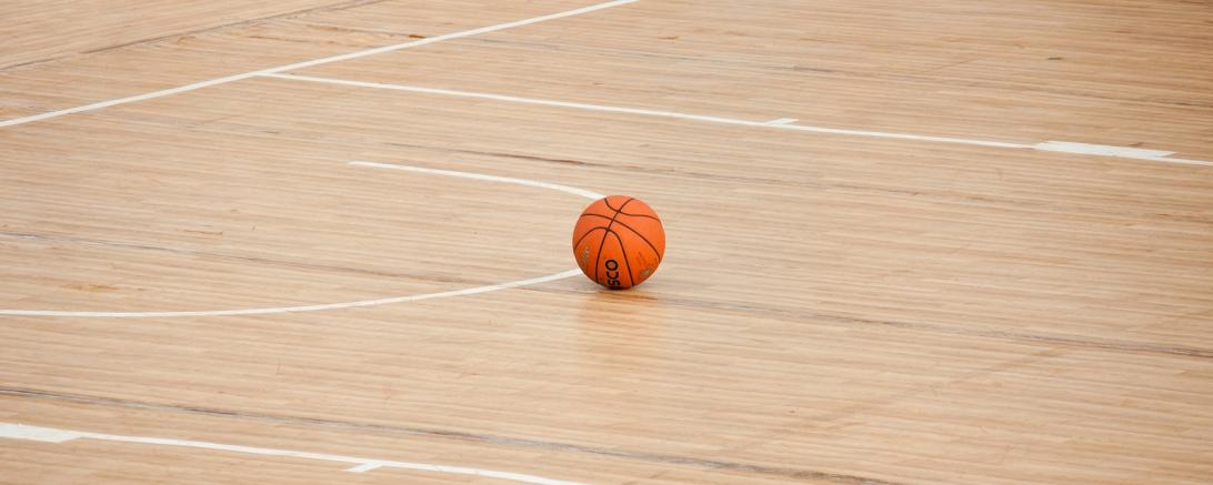 Auf diesem Bild ist ein Basketball zu sehen.