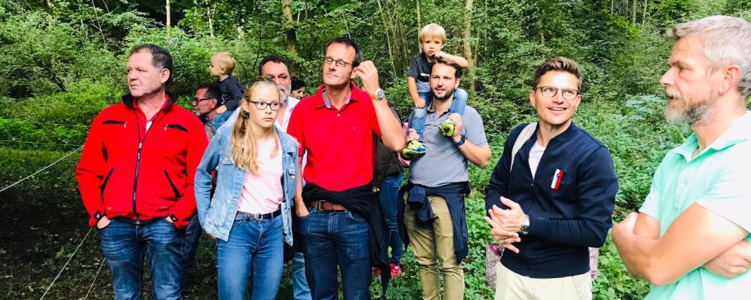 Beweidung Stiftungswald Nördlingen PWG Wittner