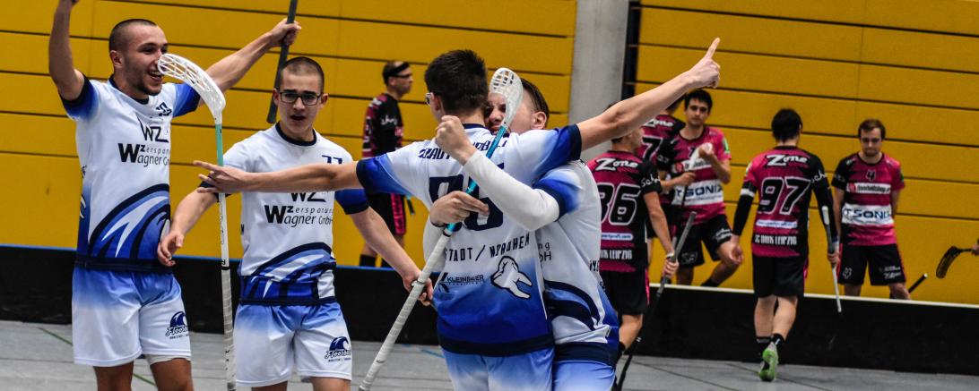 Donau Floorball, Heimsieg gegen Leipzig