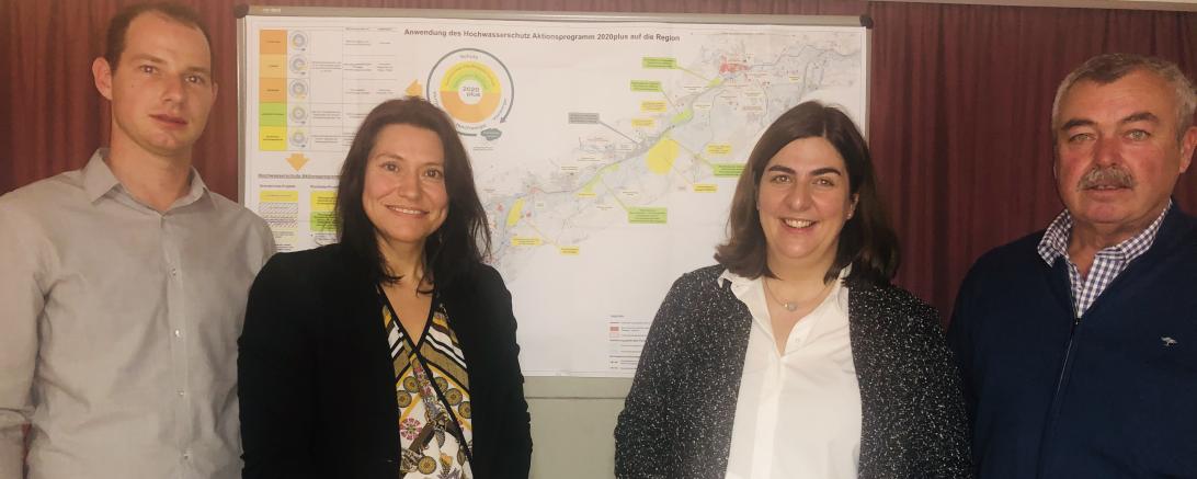 v.l.n.r. Georg Strass, Doris Schwarz, Ulrike Wagner und Hans Kessler. 