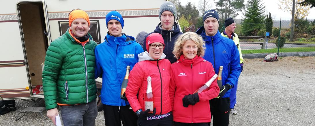 Helmut König, Andreas Beck, Theresa Wild, Mario Leser, Katharina Kaufmann und Tobias Gröbl
