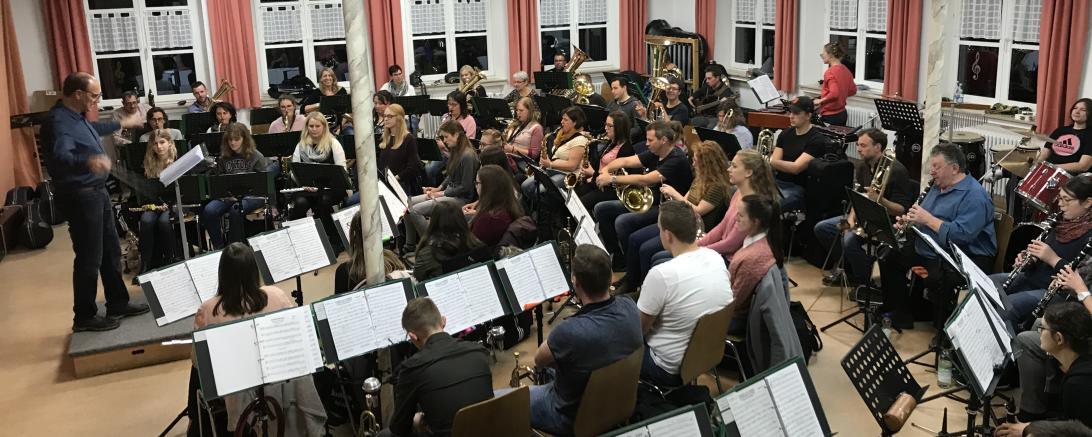 Konzertvorbereitung Stadtkapelle Harburg