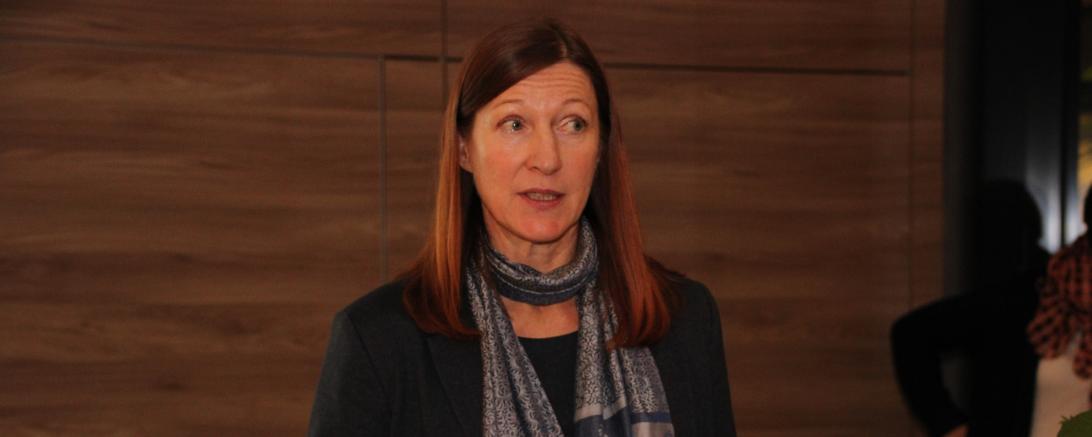 Rita Ortler bei einer Ansprache