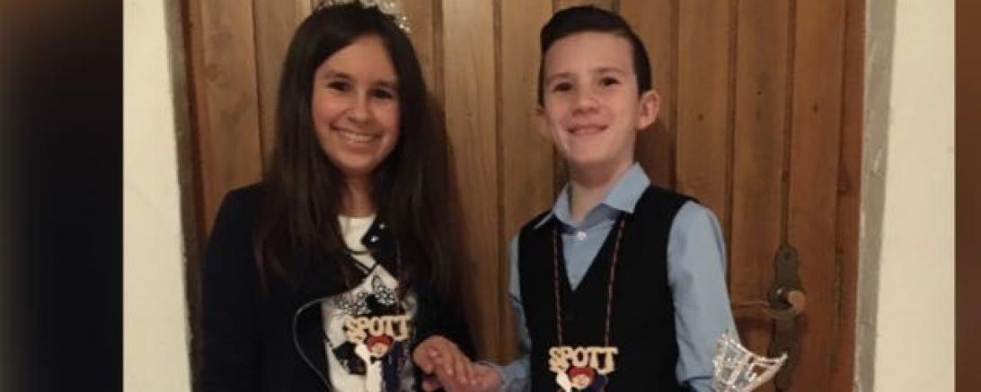 Zepter und Krone haben nun das Kinderprinzenpaar Laura I. (Gerstmeier) und Felix I. (Jahnel) übernommen. 