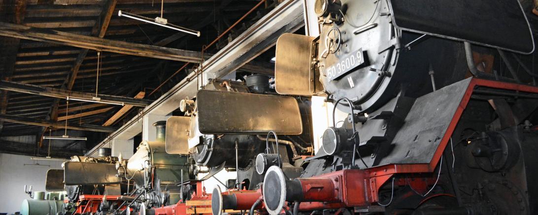 Ausstellung im Bayerischen Eisenbahnmuseum in Nördlingen. 