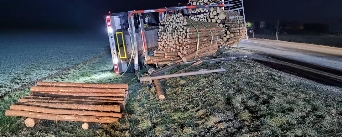 LKW Unfall Genderkingen 2