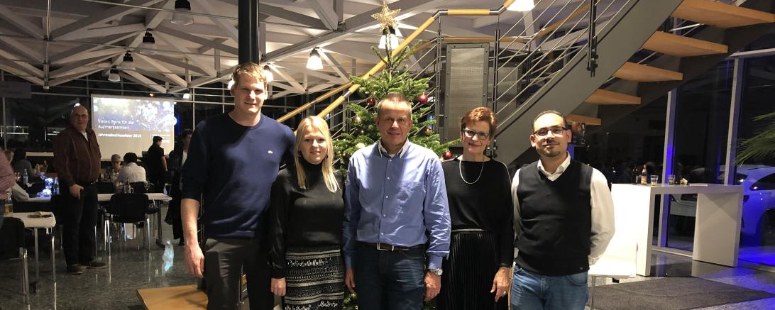 Das Bild zeigt die Abel+Ruf Jubilare.