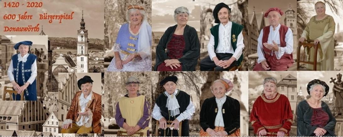 Das Bild zeigt den Dauerkalender zu dem 600-jährigen Bestehen der Spitalstiftung Donauwörth.