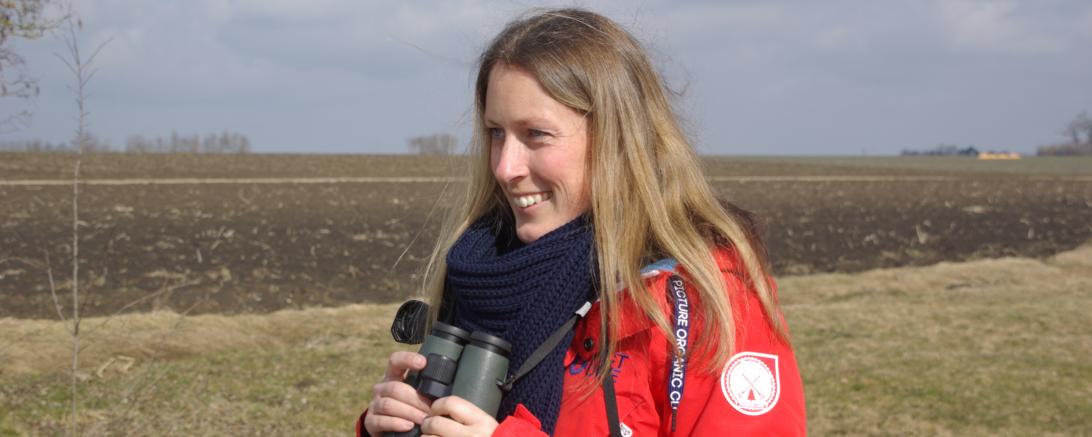 Die Gebietsbetreuerin Judith Kronberg